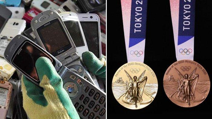 Mendali Emas Olimpiade Tokyo 2020 di Daur Ulang Dari Limbah Elektronik